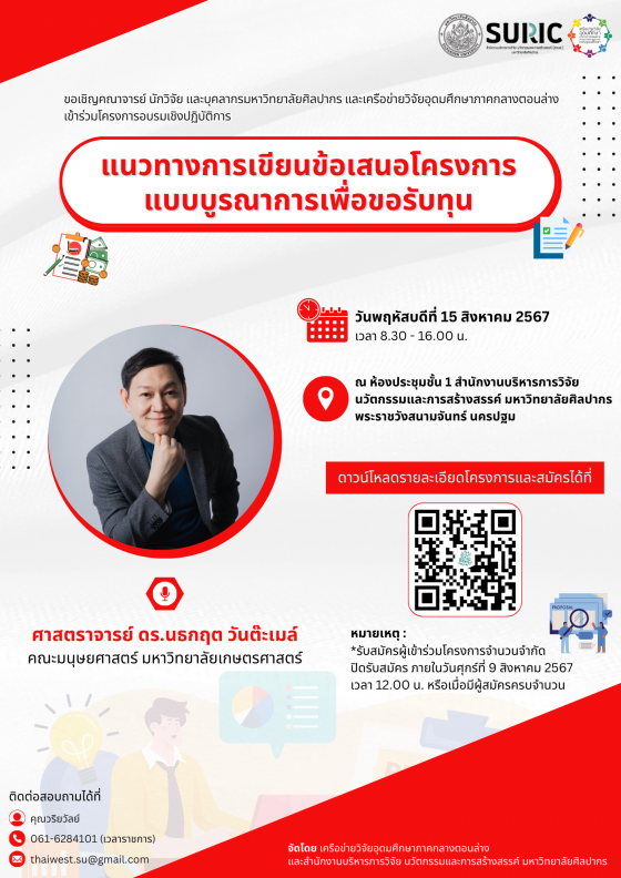 แนวทางการเขียนข้อเสนอ โครงการแบบบูรณาการเพื่อขอรับทุน